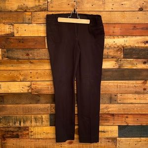 J. Crew, black, size 6, slacks with flexible/stretch material